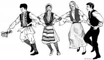 Four Balkan Dancers