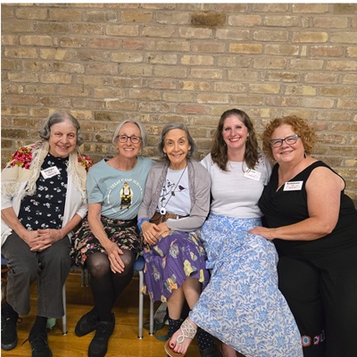 Elsie Dodge and friends