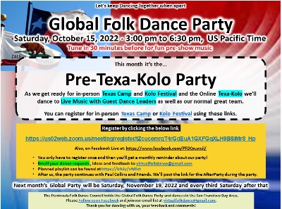 Virtual dance event
